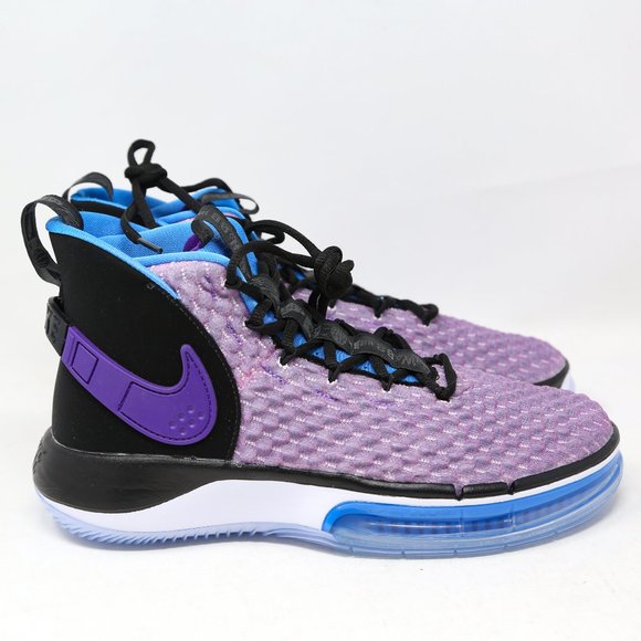 Nike AlphaDunk Flight Purple Black Blue BQ5401-900 - Picture 2 of 12